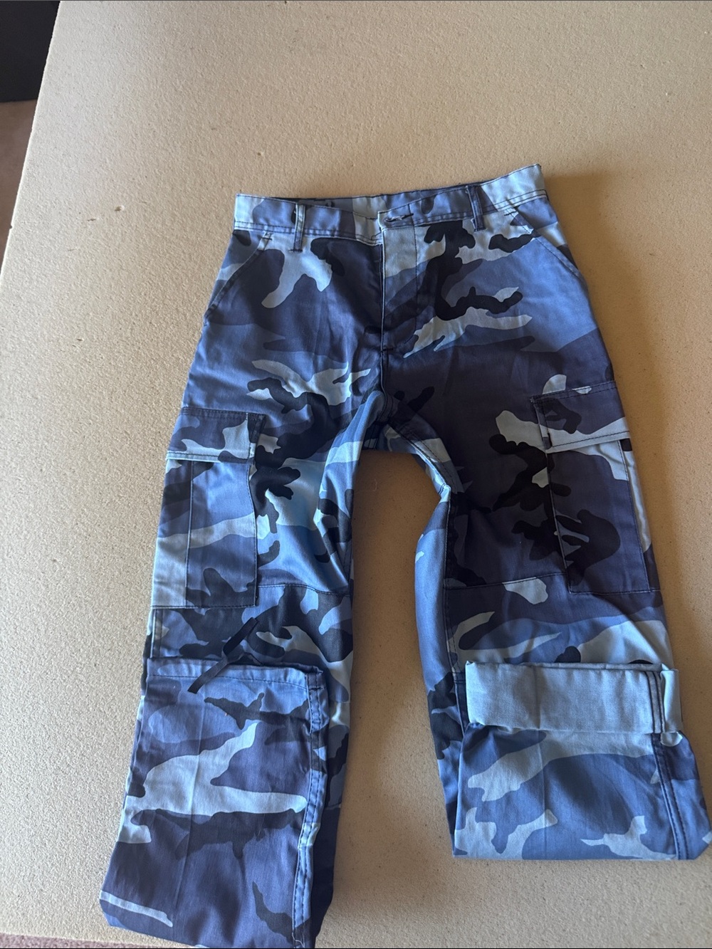 U.S. Army Blue Camo Cargo Pants